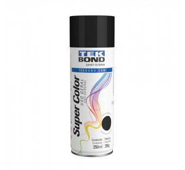 Tinta-Spray-Preto-Brilhante-Uso-Geral-350ml-Tekbond