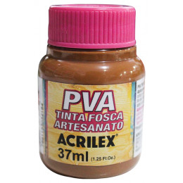 Tinta Plástica PVA 37ML Marrom 531 Acrilex